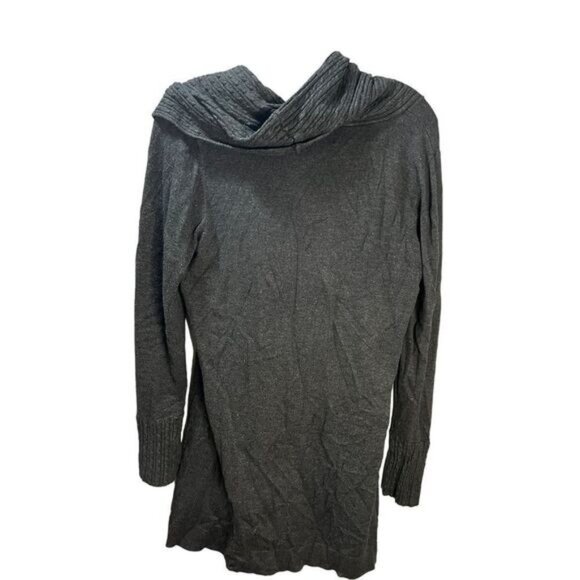 COMO Black Gray Pullover Turtleneck Sweater‎ Medium - Picture 2 of 5